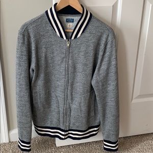 J. Crew Vintage Fleece Varsity Jacket Men’s Small.